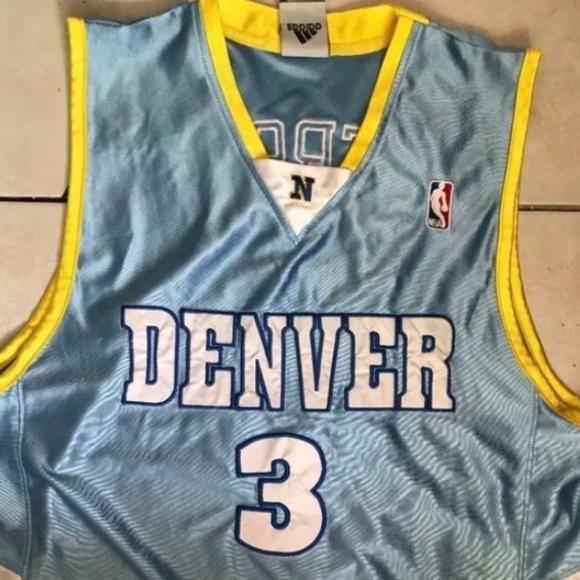 Men’s Vintage Authentic 2006 Adidas Denver Nuggets Allen Iverson Jersey Sz XL - Picture 1 of 9